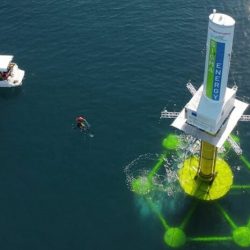 Dispositivo undimotriz de Sigma Energy instalado en el Mar Adriático